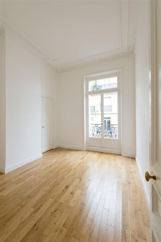 Empty Room With Parquet Floor
