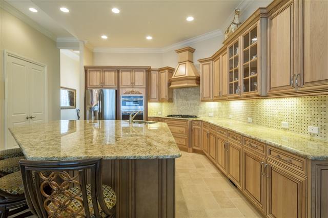 Gourmet Kitchen With Large Island