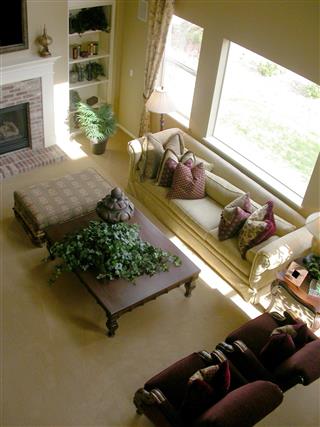 Living Room Aerial View