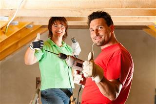 Couple In Home Improvement