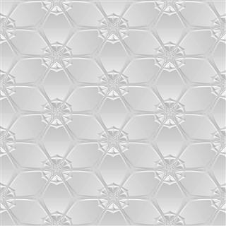 Seamless Geometric Wall Pattern