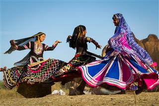 Folk Dance At Pushkar Fair