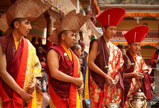 Buddhist Monks Ladakh India
