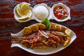Tropical Seafood Cuisine From Nicaragua