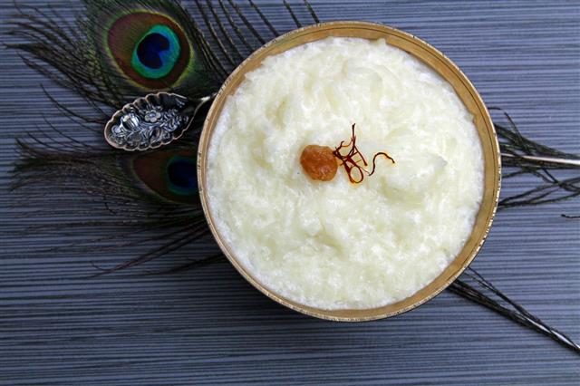 Sweet Rice Kheer Or Pudding