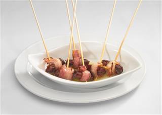 Dates Wrapped In Bacon