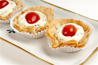 Tomato And Cheese Canape