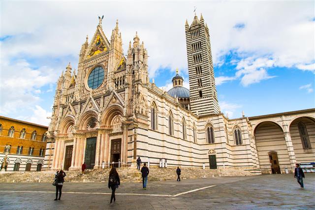 Siena Cathedral In Siena Italy