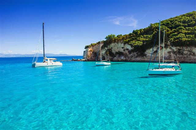 Beautiful Bay In Greece