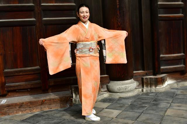 Japanese Woman In Kimono