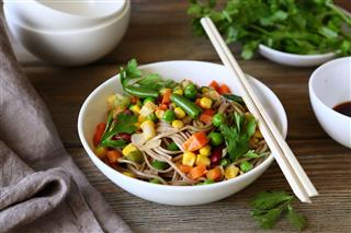 Noodles With Roasted Vegetables