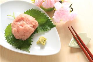 Japanese Food Mince Tuna Fish