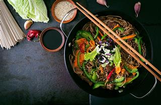 Soba Noodles With Beef