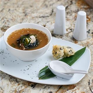 Miso Soup With Shiitake Mushrooms