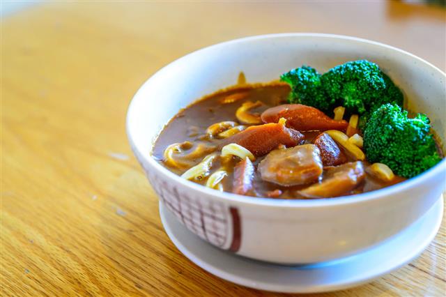 Japanese Curry Udon Noodles