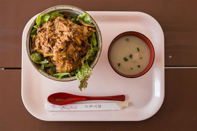 Okinawa Pork Rib Set Lunch