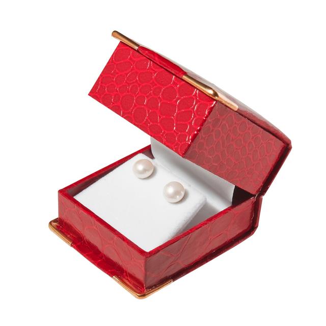 Pearl Earrings In Red Box