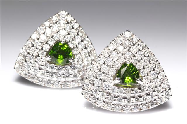 Green Gemstone Earring