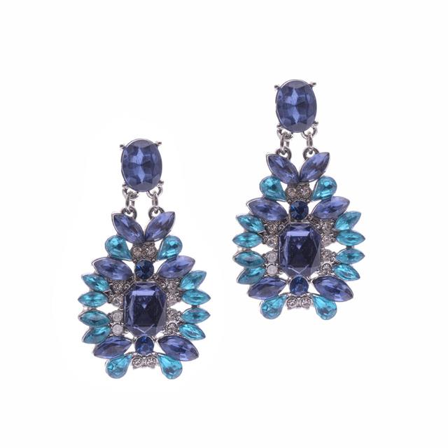 Earrings With Blue Stones