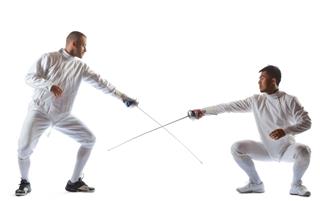 Fencing Athletes Or Players