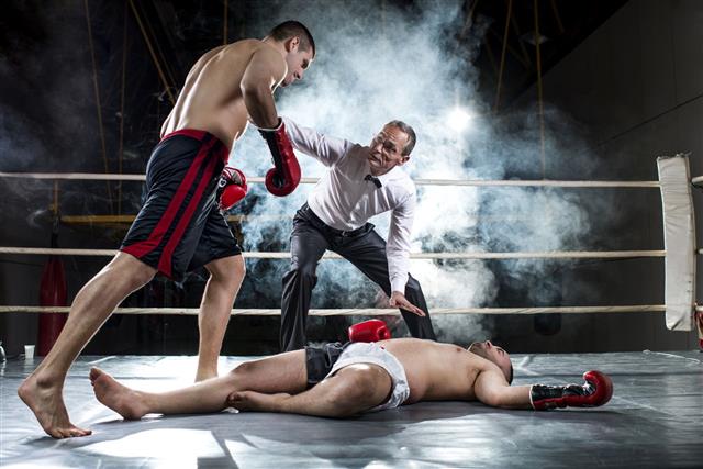 Knockout In Boxing Sport