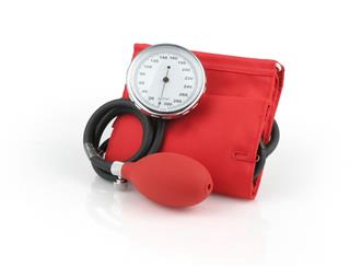 Red Blood Pressure Gauge