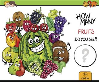 Counting Fruits Educational Activity