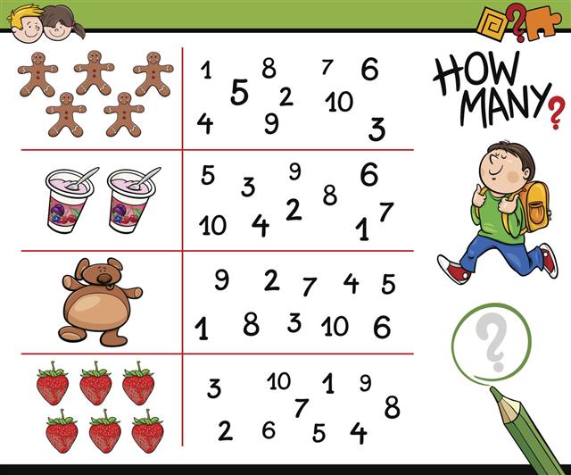 Educational Counting Activity For Kids