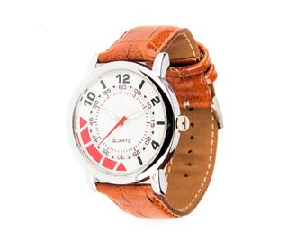 Sleek Leather Watch