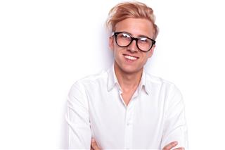 Man Wearing Glasses