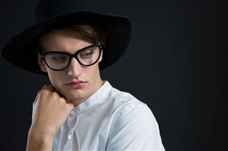 Young Man With Eyeglasses