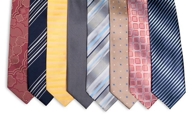 Neckties In Row
