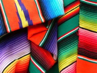 Colorful Mexican Blanket