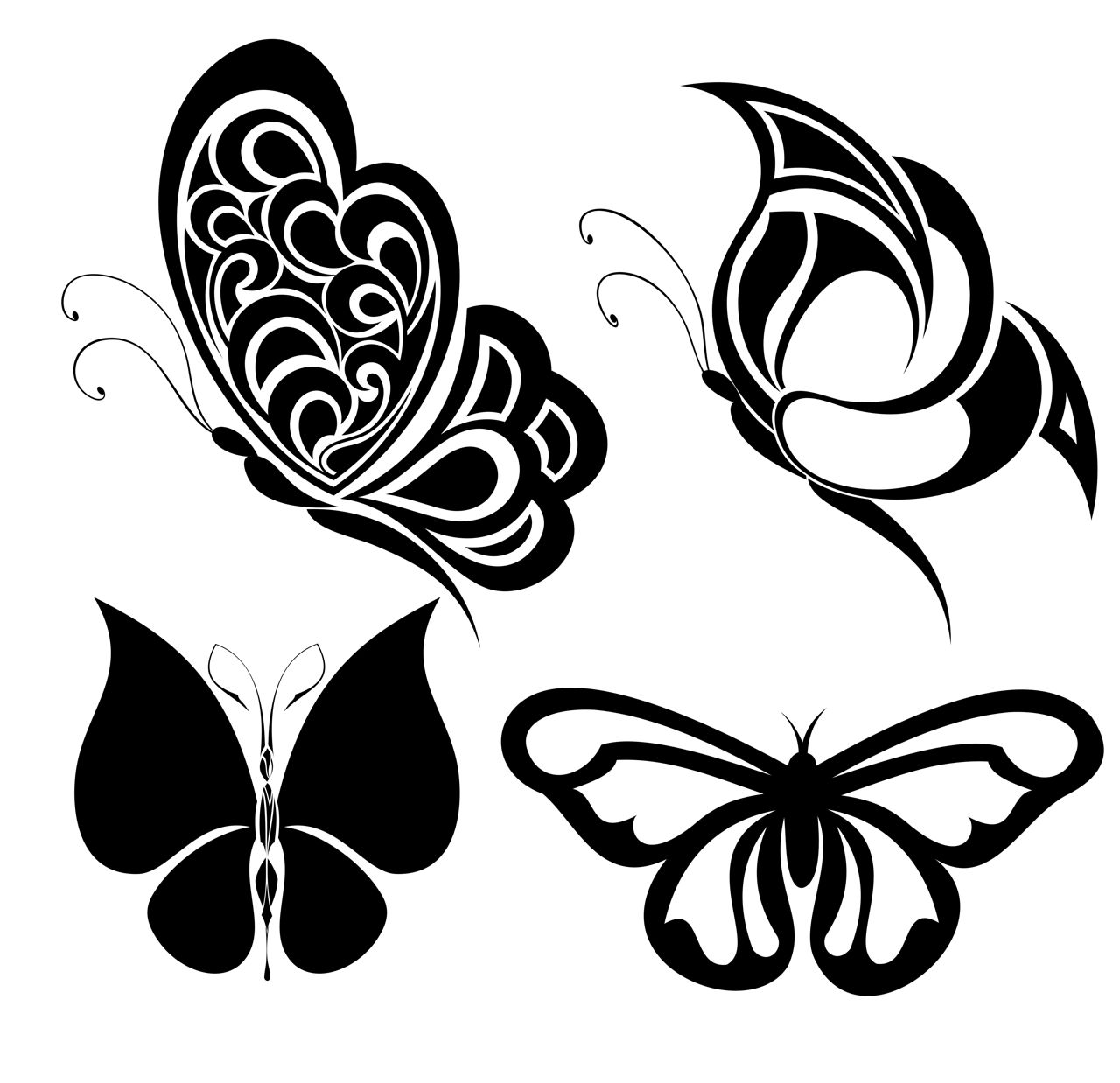Butterfly Tattoos on Hip - Thoughtful Tattoos