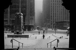 Snowstorm Downtown