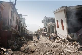 City After Earthquake
