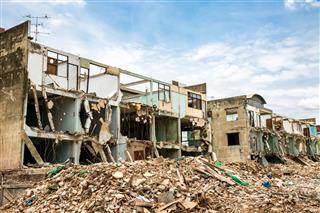 Demolition Of Buildings Destroyed