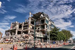Demolished Building In Christchurch