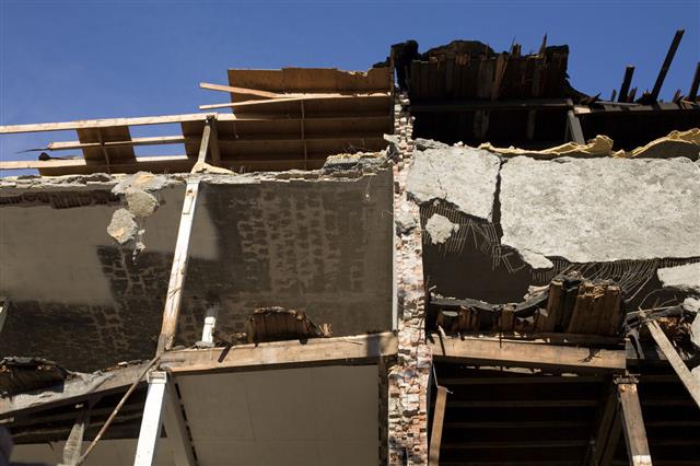 Building Damage After Earthquake