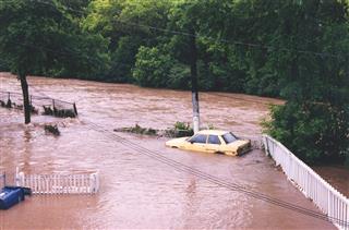Car In Flood