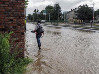 Flooded Streets In Poland