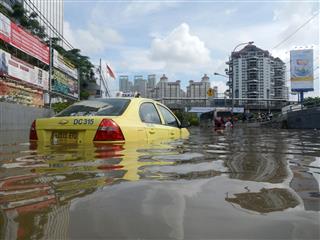 Flood In Jakarta Indonesia