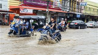 Flood After Heavy Rain In Thailand
