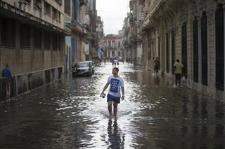 Paseo Del Prado Was Flooded Havana