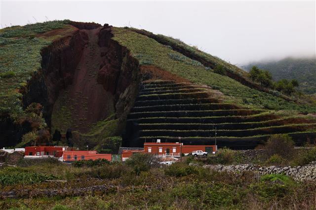 Landslide In Teno Mountain Range
