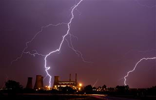 Storm Over Power Station