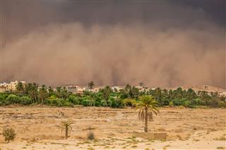 Sandstorm In Gafsa Tunisia
