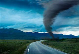 Tornado On Road
