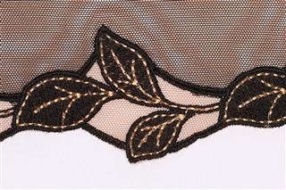 Brown And Beige Lace Texture Material