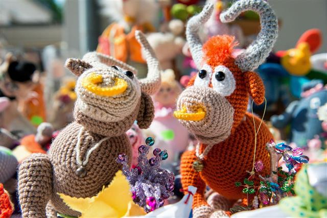 Souvenir Knitted Animal Toys